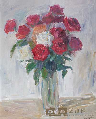 章文浩 2005年作 玫瑰 64×51cm
